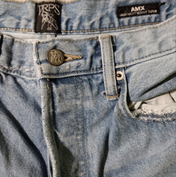 PRPS AMX High Waist Distressed Jeans 30x27 - Picture 3 of 6